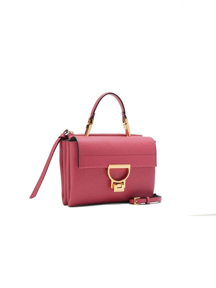 Coccinelle 100% Cowhide top handle bag in rose