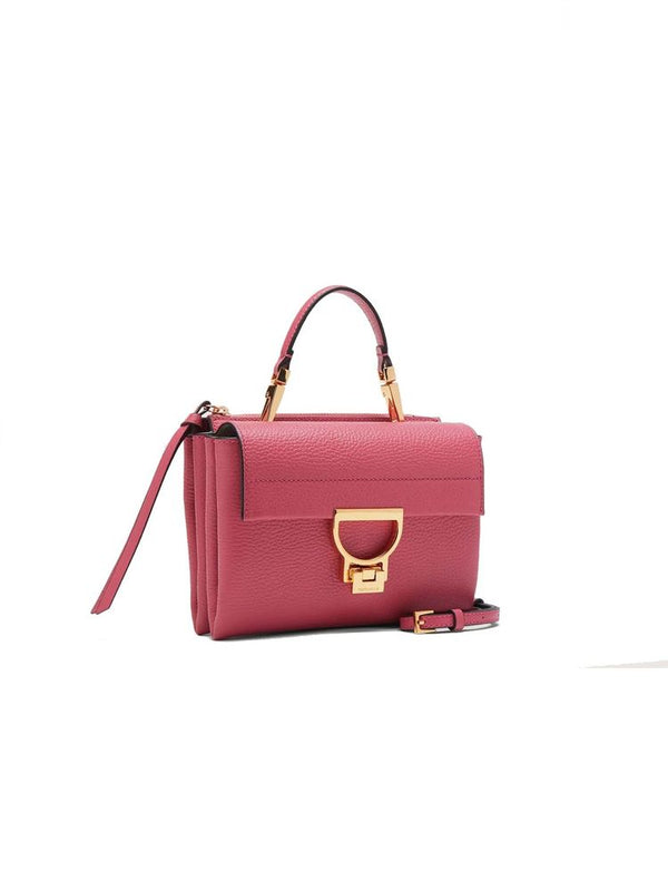 Coccinelle 100% Cowhide top handle bag in rose