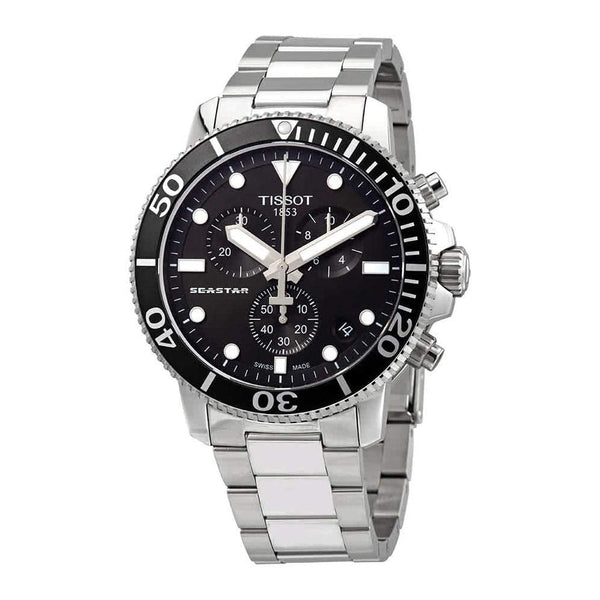 Tissot Stainless steel case watch in black
