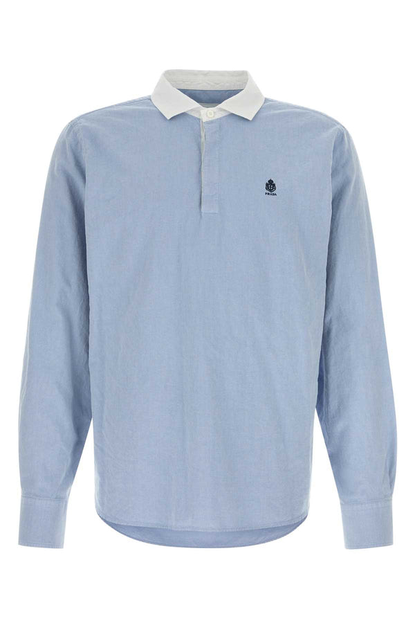 Prada 100% Cotton shirt in blue