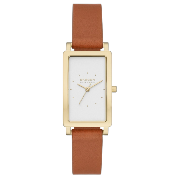 Skagen Stainless steel case watch in gold