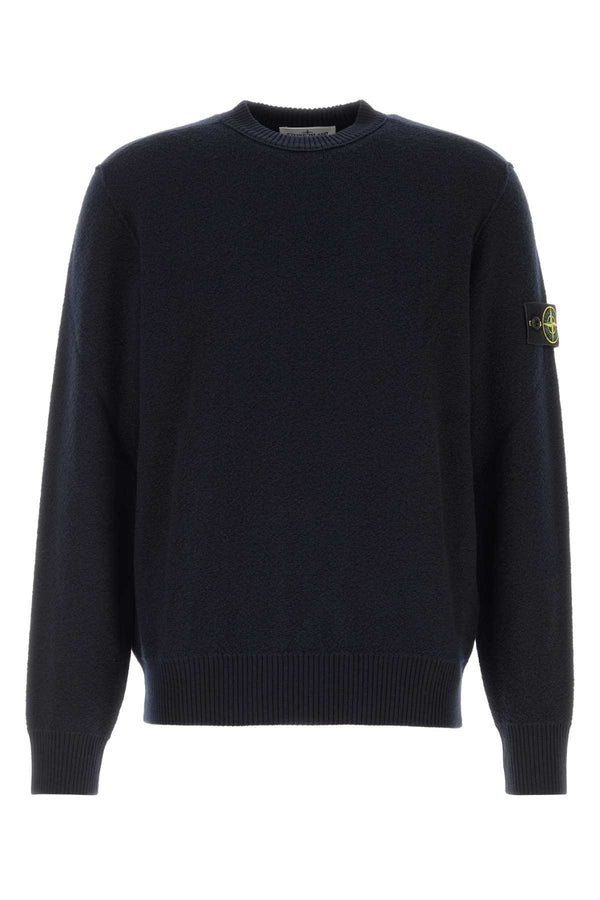 Midnight Blue Wool Sweater Exterior: Virgin Maglieria