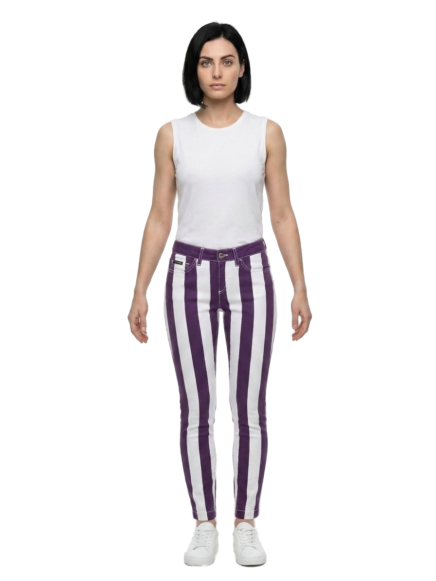 Blue Cotton Skinny Jeans Clothing