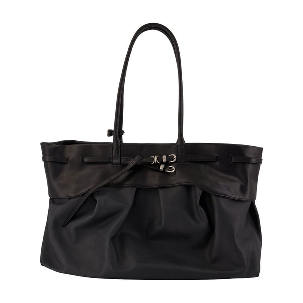 Margesherwood cowhide tote bag in black