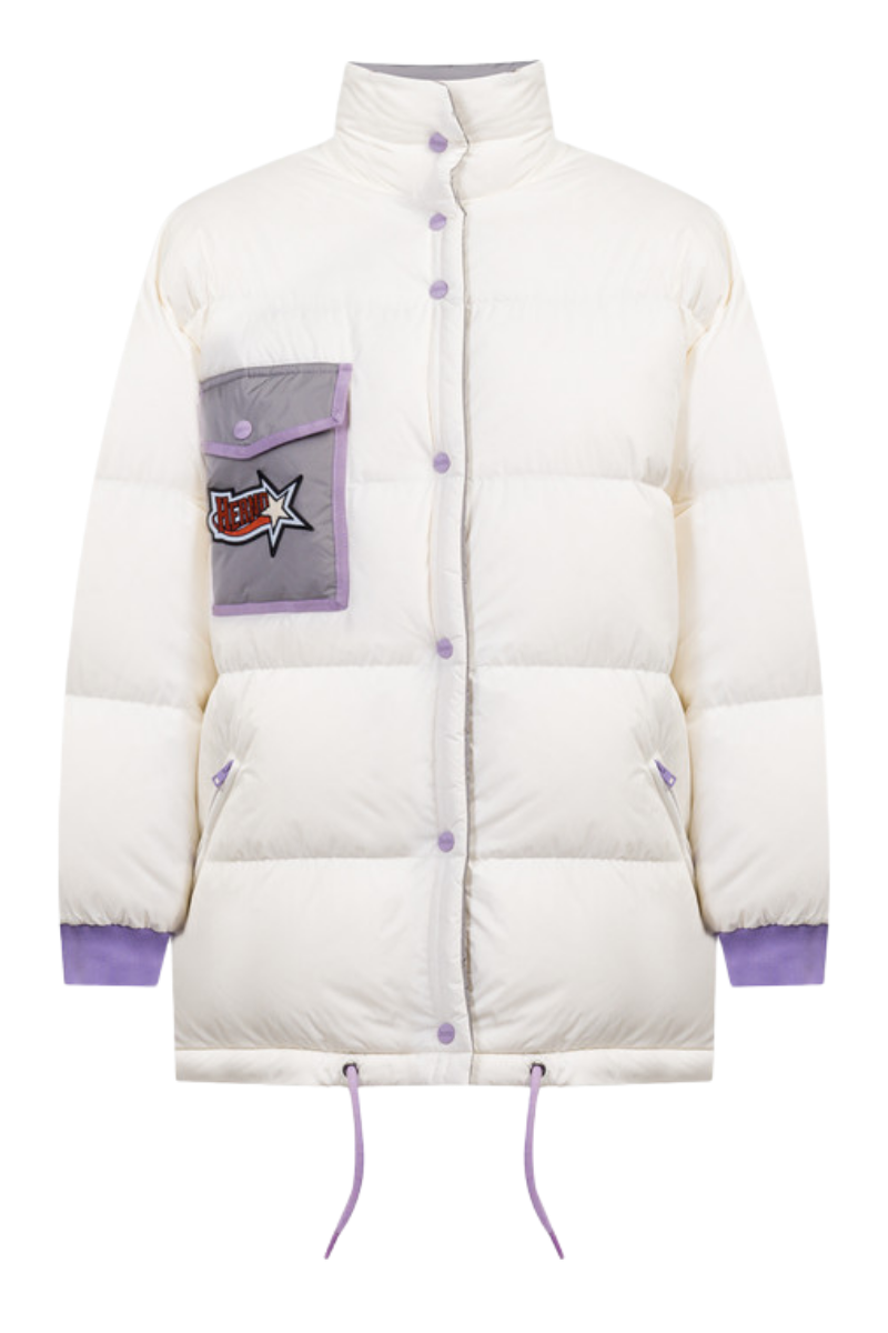 Herno Outer: 100% Polyester down jacket in white