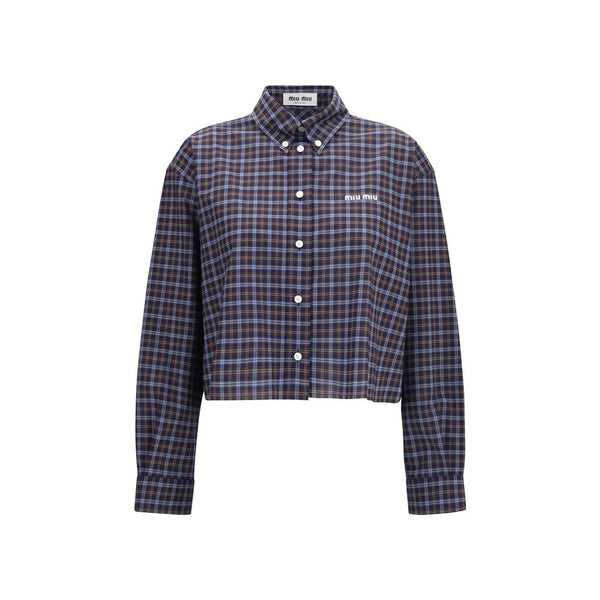Miu Miu 100% Cotton shirt in navy