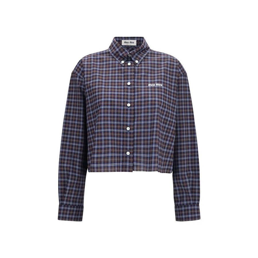 Miu Miu 100% Cotton shirt in navy