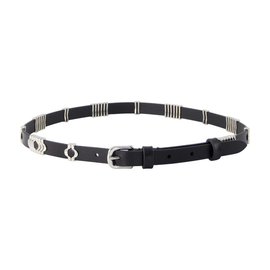 Isabel Marant calfskin belt in black