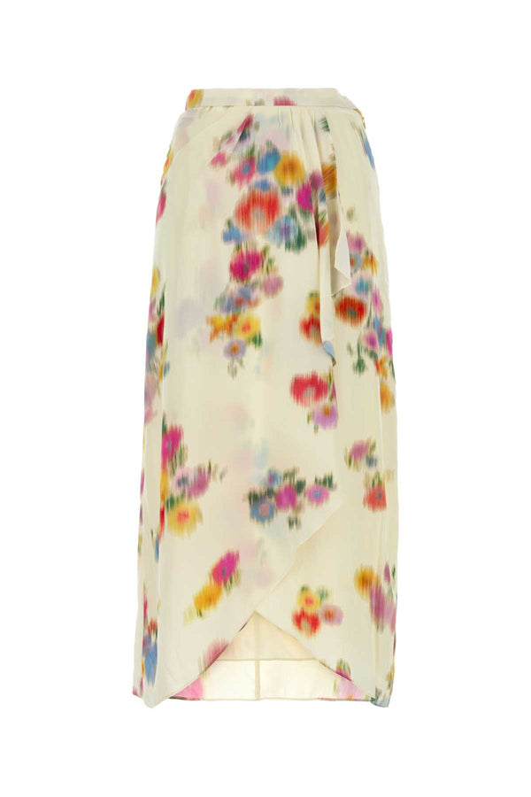 Isabel Marant Etoile 100% Viscose (exterior and lining) skirt in ecru