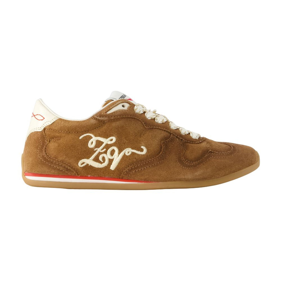 Zadig & Voltaire Cowhide sneaker in brown
