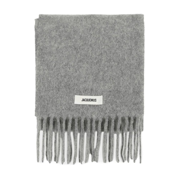Jacquemus Wool scarf in gray