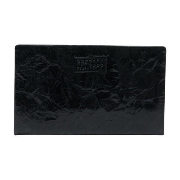 MM6 Maison Margiela Calfskin clutch in black