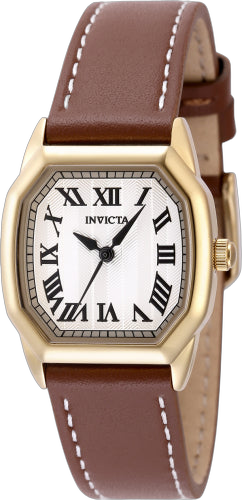 Invicta Stainless steel case watch in gold