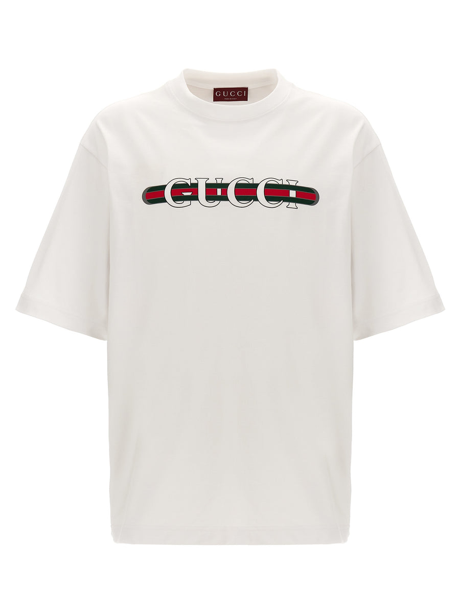 Gucci 100% cotton t-shirt in white