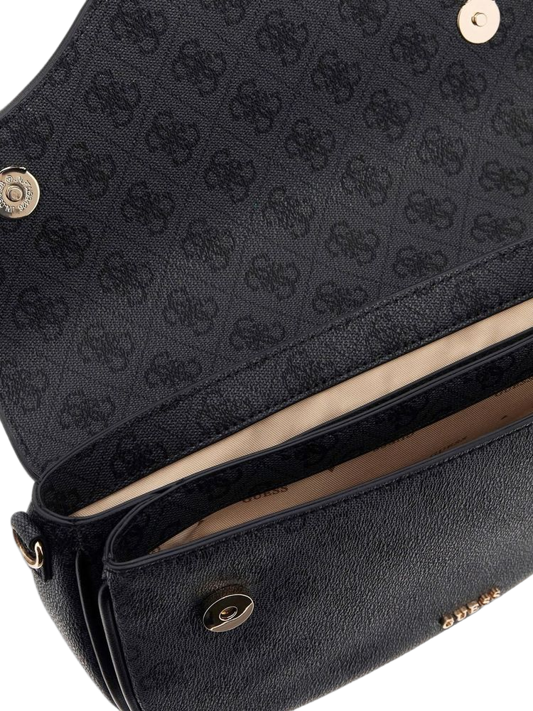 Guess 100% Polyurethane shoulder bag in black
