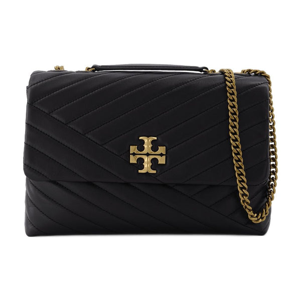 Tory Burch Lambskin shoulder bag in black