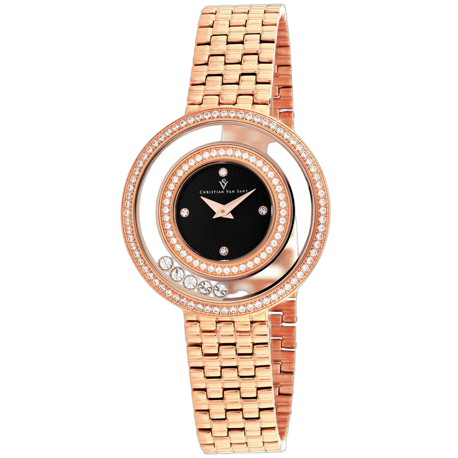 Christian Van Sant Stainless steel case watch in rose gold