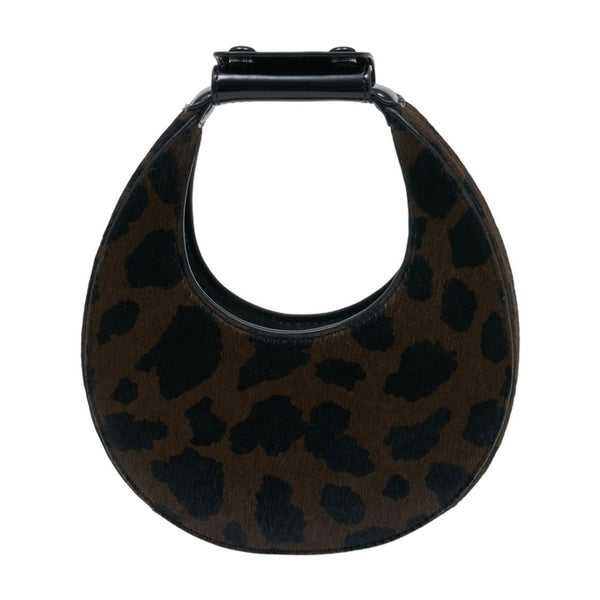 Staud calfskin top handle bag in multicolor