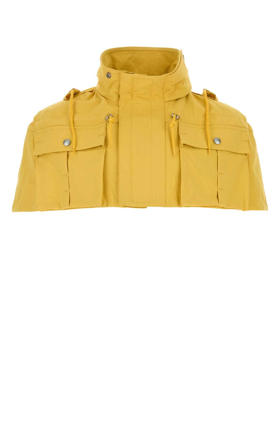 Prada 59% Recycled nylon 41% Nylon cape in yellow