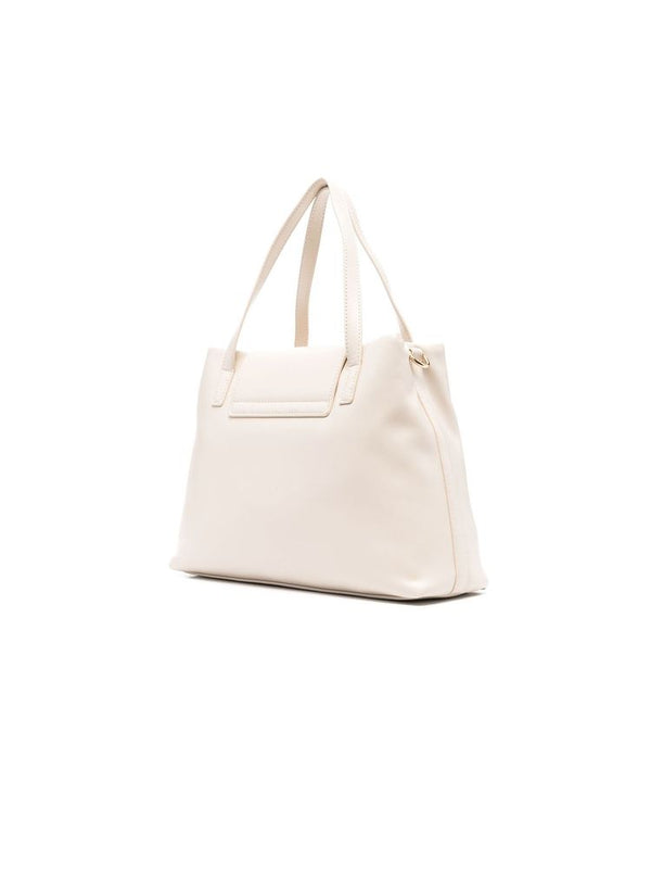 Love Moschino 100% Polyurethane shoulder bag in ivory
