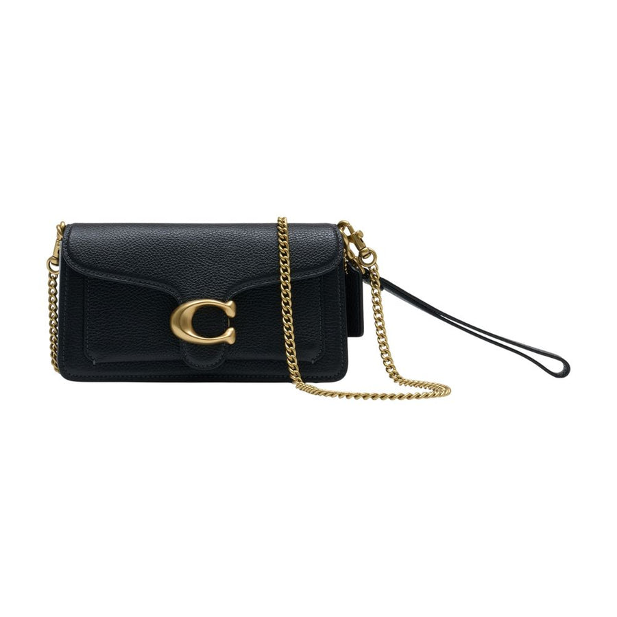 Coach cowhide crossbody bag in black