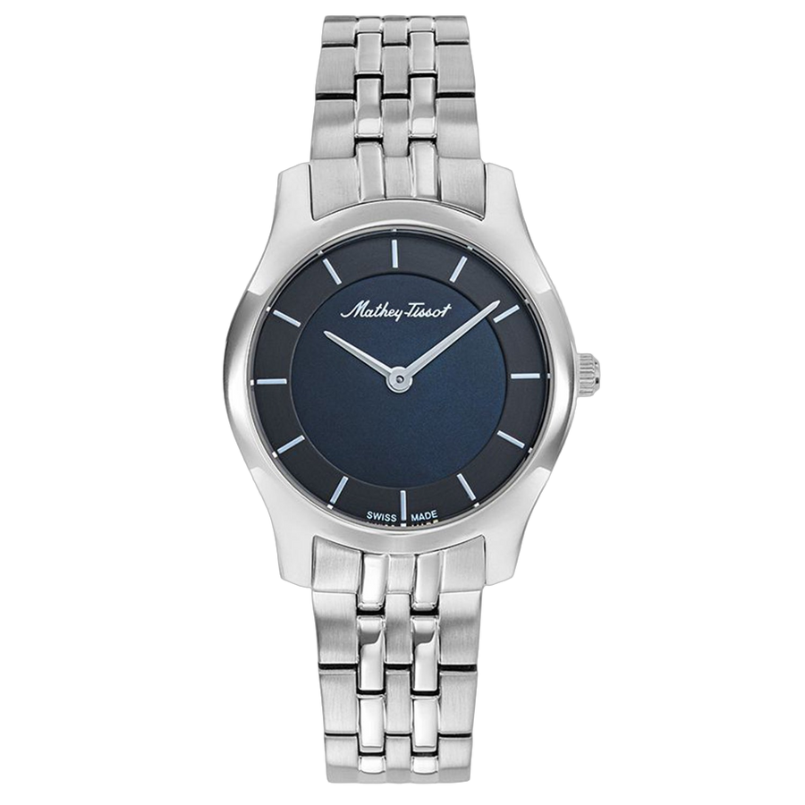 Mathey Tissot Stainless steel case watch in navy