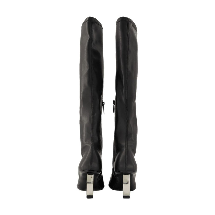 Courreges synthetic_leather boot in black