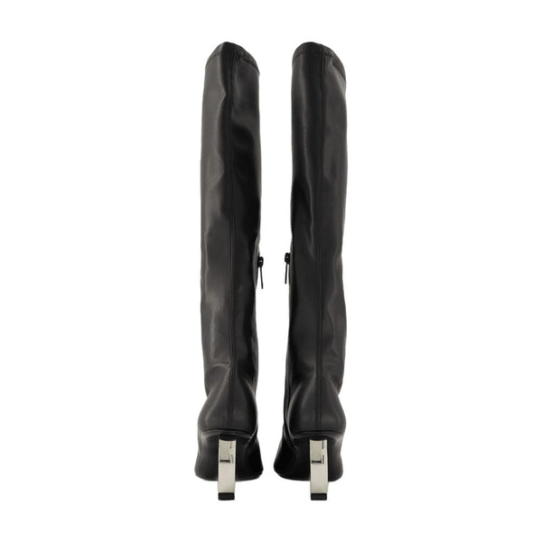 Courreges synthetic_leather boot in black