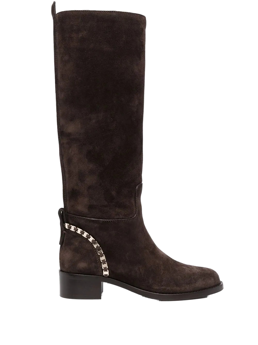 Ferragamo Leather boots in brown