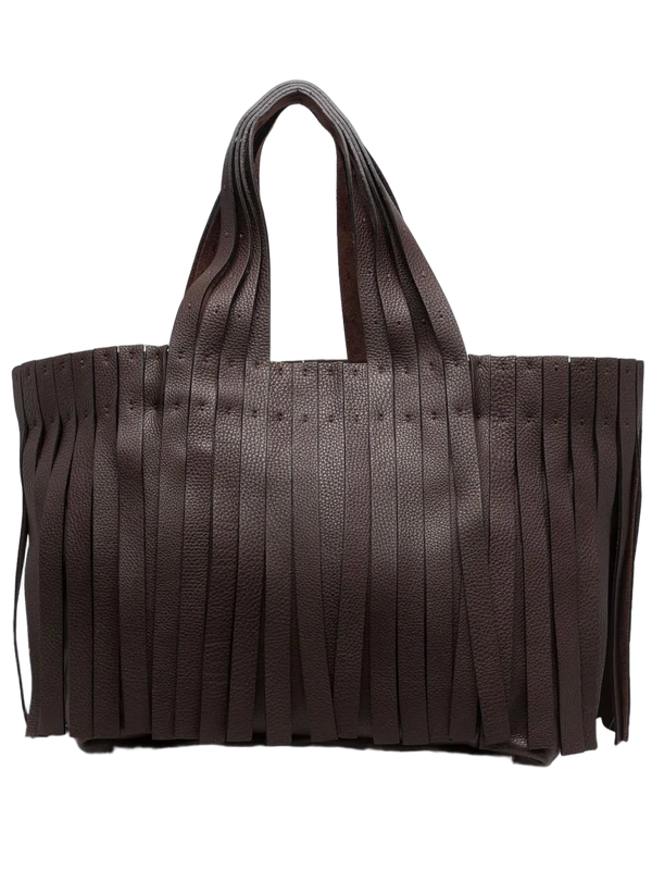 Valentino Leather tote bag in brown