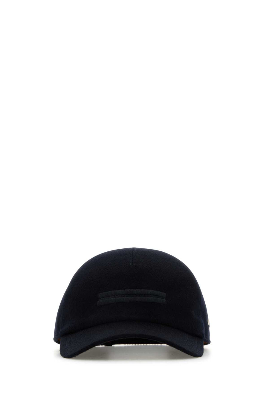 Midnight Blue Cashmere Baseball Cap Bl1 Cappelli