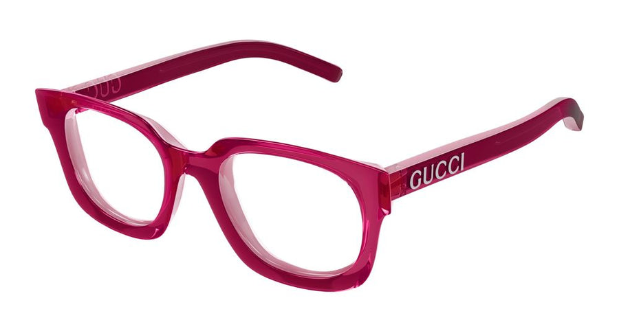 Gucci GG1721O Injected acetate eyeglasses in red