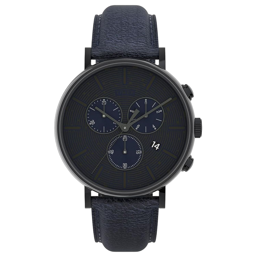 Timex Stainless steel case watch in black