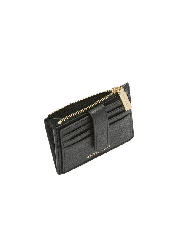 Coccinelle 100% Cowhide; Lining: 100% Polyester card case in black