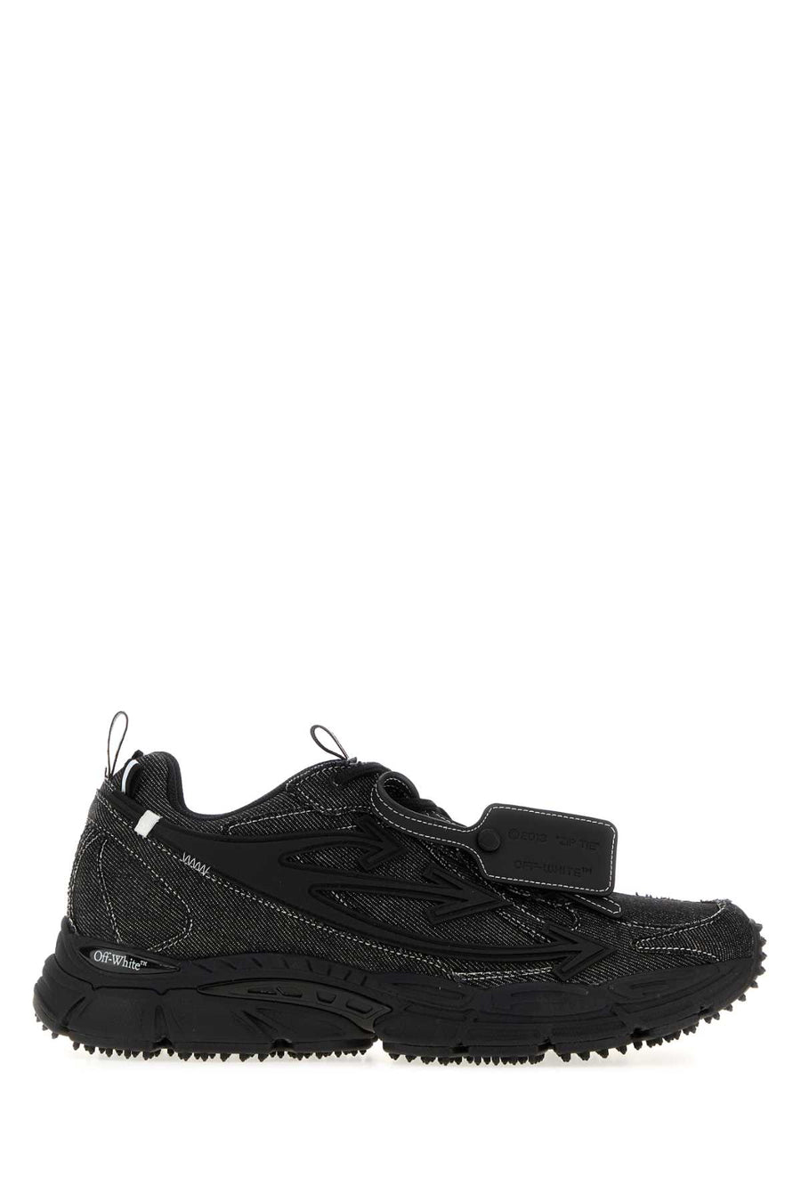 Off-White Exterior: 100% Fabric sneaker in black