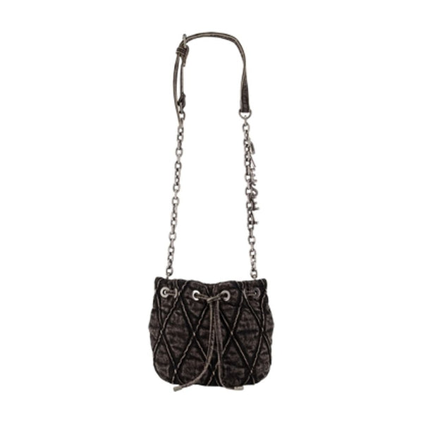 Charm-D Small Purse - Diesel Cotton Grey Bags / Handbags-purses