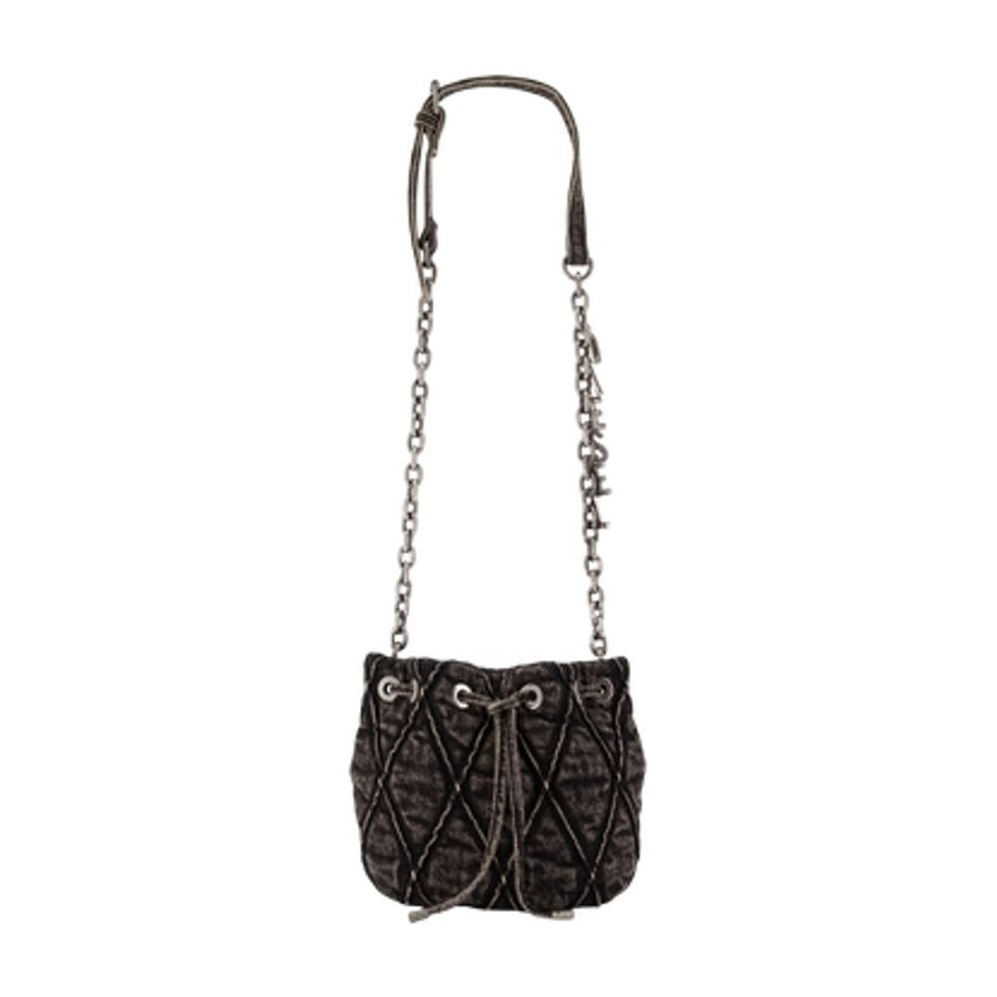 Charm-D Small Purse - Diesel Cotton Grey Bags / Handbags-purses