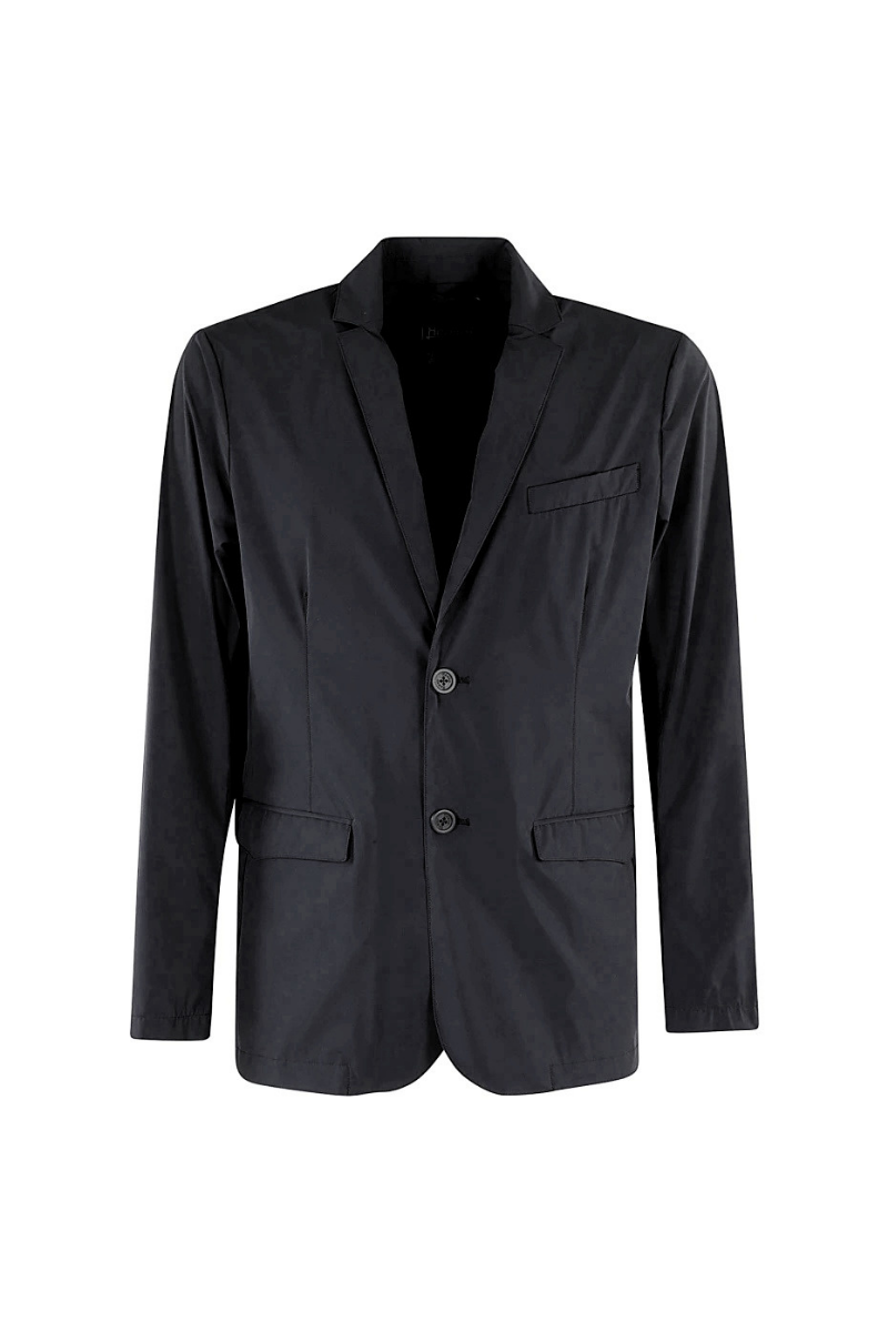 Herno 78% PA (Polyamide/Nylon) blazer in black