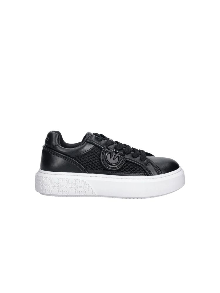 Pinko 61% Calf Leather (Bos Taurus) sneaker in black