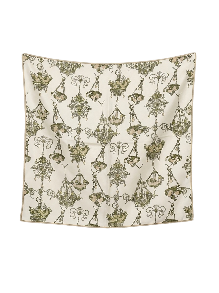 Bicolor Silk Pocket Square Accessory