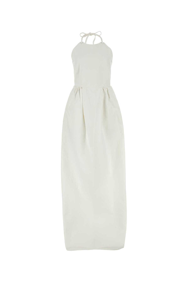 Max Mara 100% Cotton dress in white