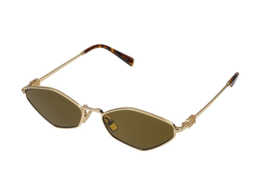 Miu Miu 0MU Metal sunglasses in gold