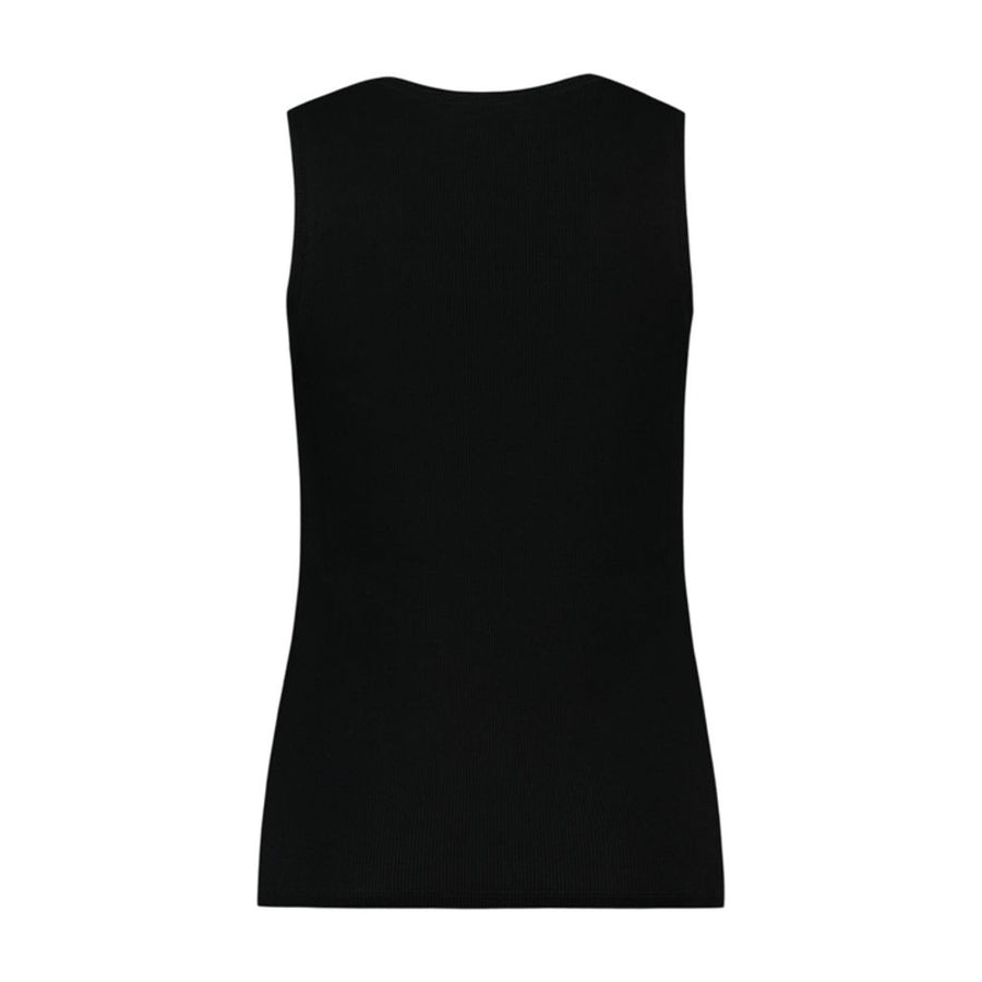 Balmain cotton tank top in black