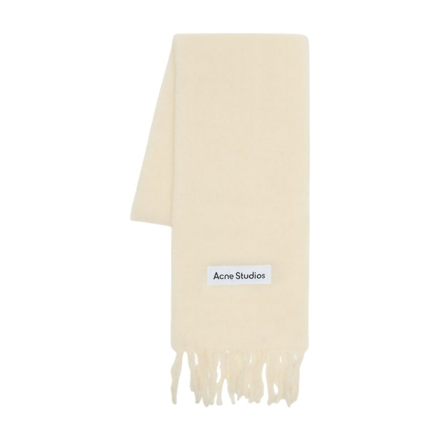 Acne Studios Wool scarf in white