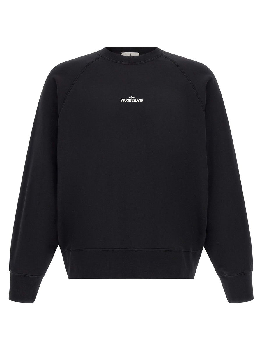 Stone Island 100% Cotton sweatshirt in black