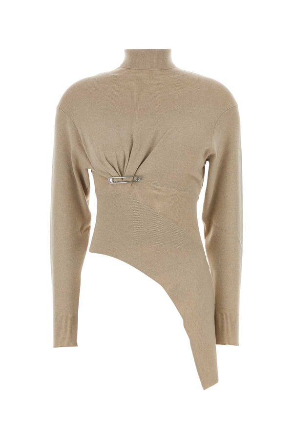 Sand Wool Blend Sweater Moon Felpe