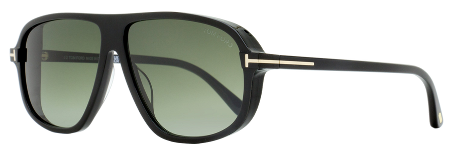 Tom Ford Guillaume Sunglasses Tf1208 01b Black 61mm Ft1208 Plastic (acetate)