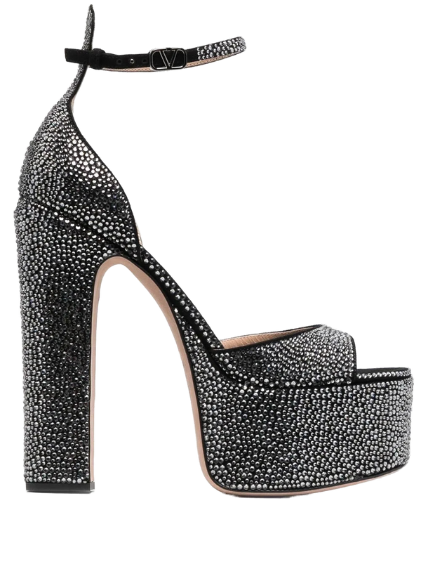 Valentino Calf leather sandal in black