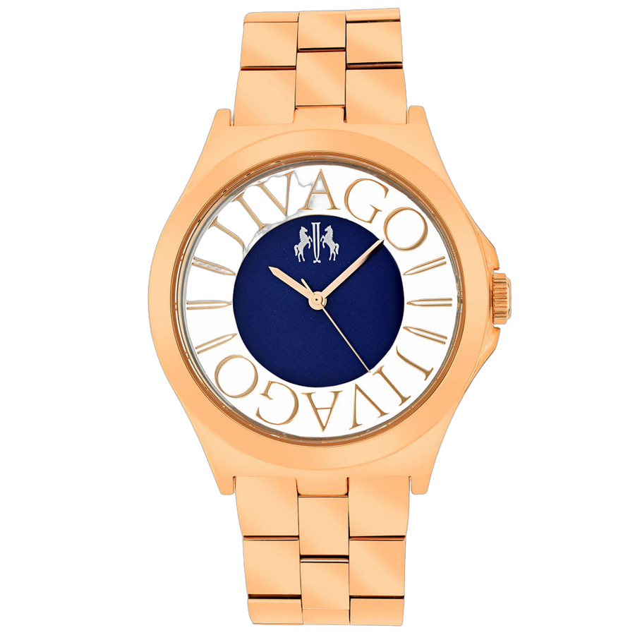 Jivago Stainless steel case watch in gold