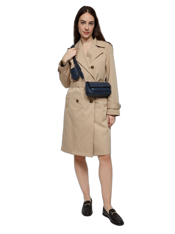 Michael Kors 100% Leather crossbody bag in navy